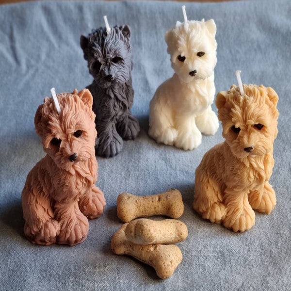 Candle. Dog Candle. Candles. Candle uk. Puppy Candle. - My Store