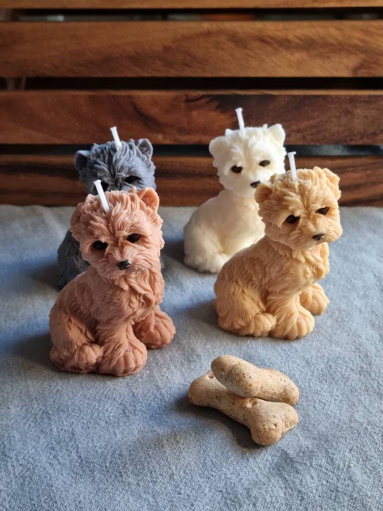 Candle. Dog Candle. Candles. Candle uk. Puppy Candle. - My Store
