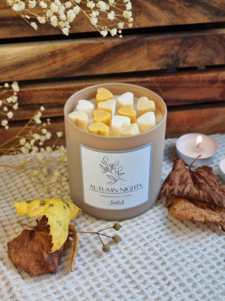 Autumn candle. Autumn night candle. Autumn candles gift. Autumnal decor candle. - My Store