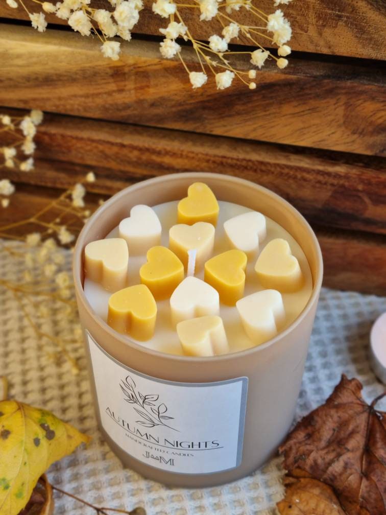 Autumn candle. Autumn night candle. Autumn candles gift. Autumnal decor candle. - My Store
