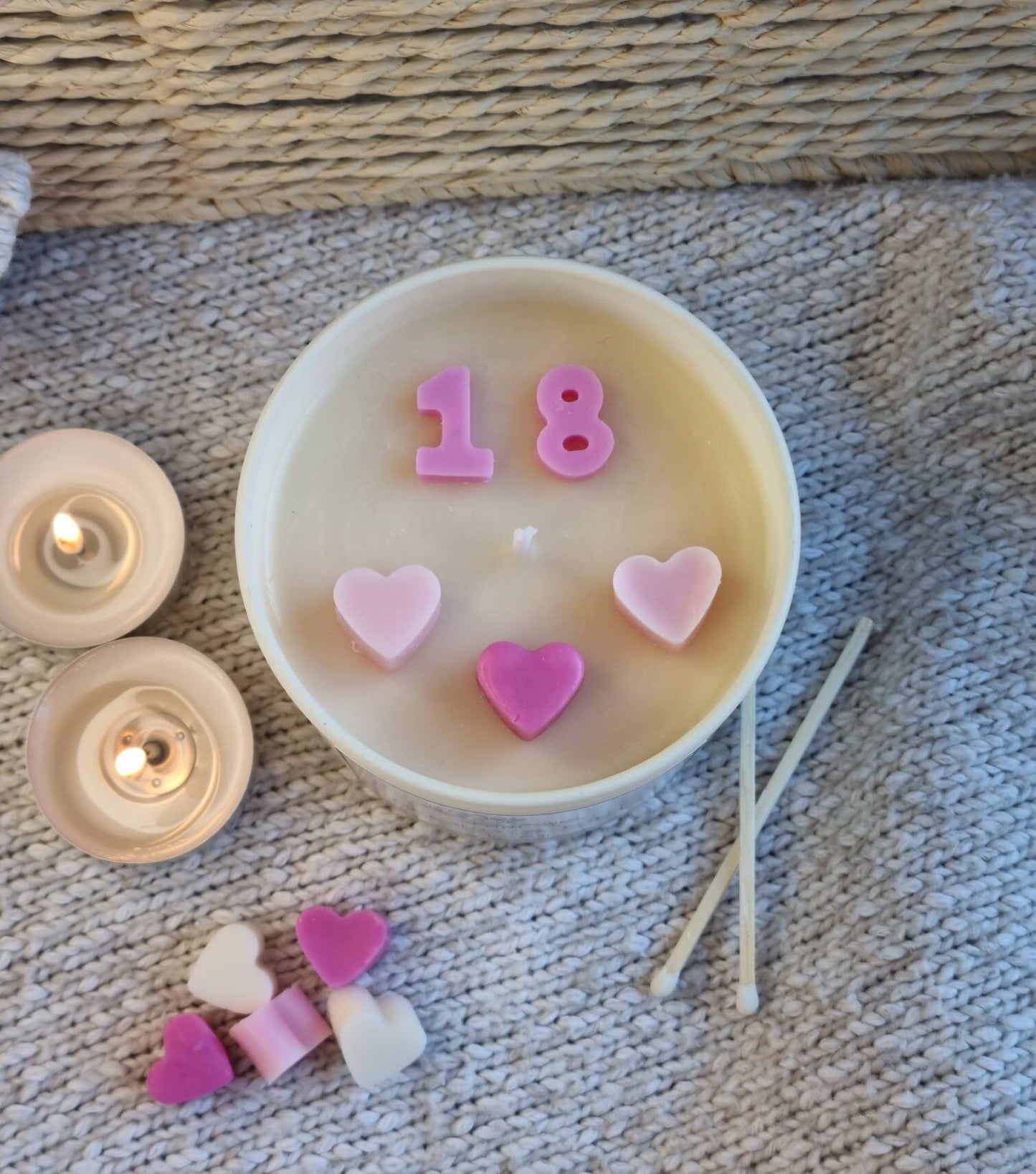 Personalised Birthday Candle Gift Set