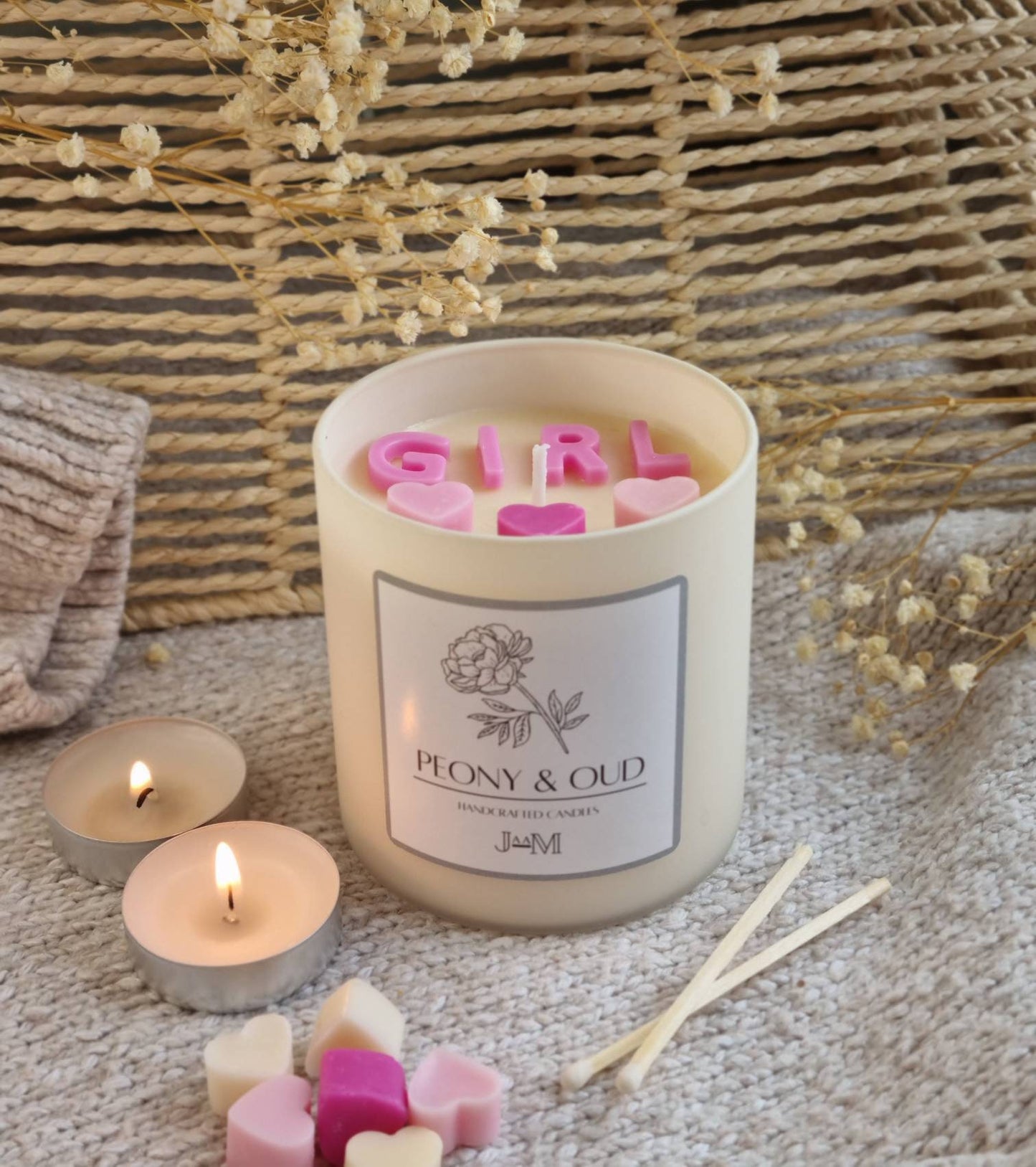 Baby Girl Candle Gift