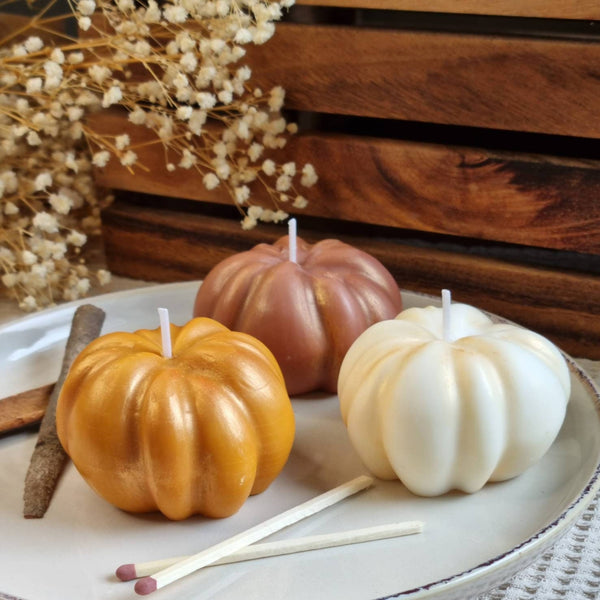 Pumpkin candle. Pumpkin decor. Pumpkin spice candle. - My Store