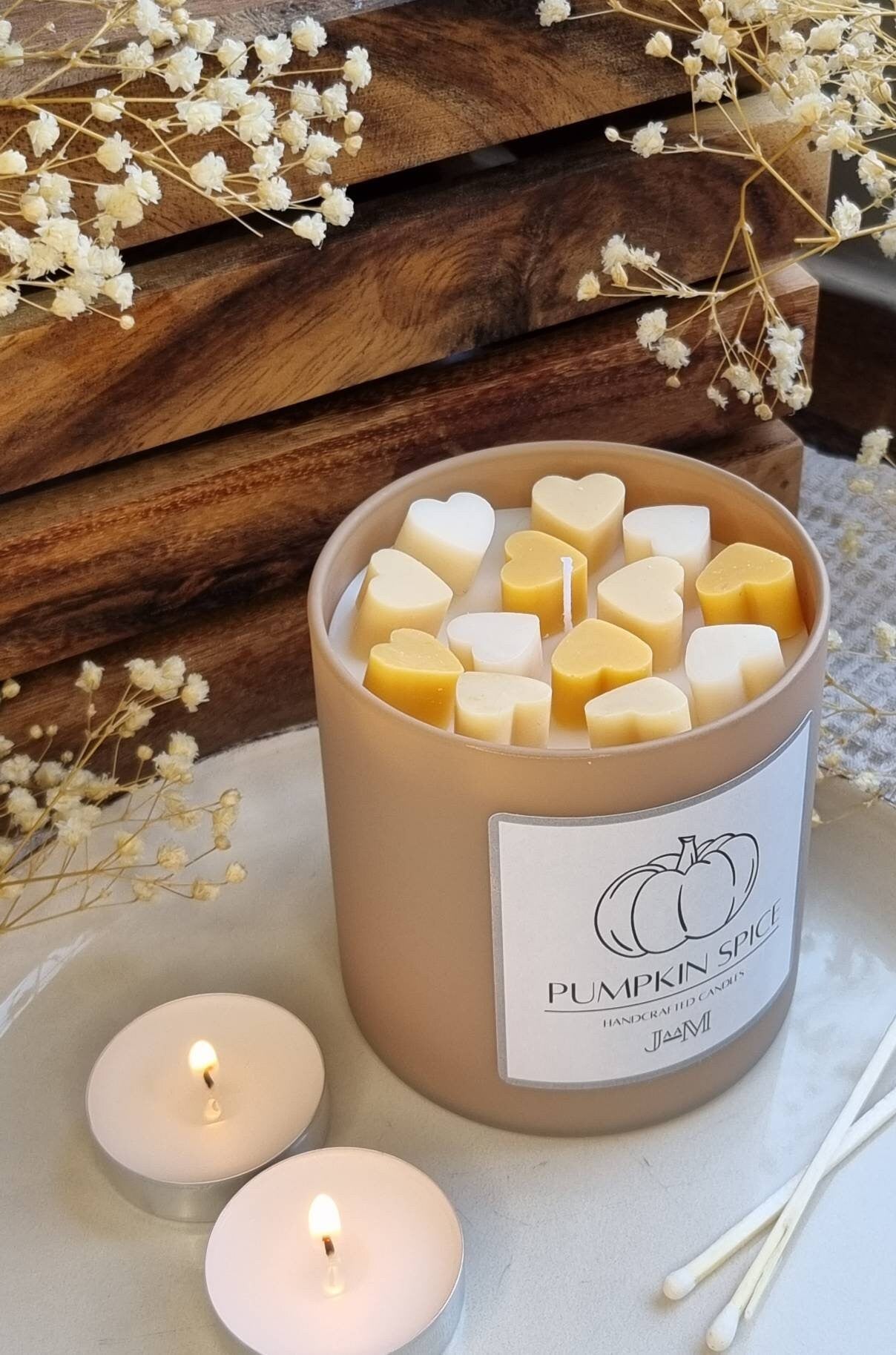 Pumpkin spice candle. Pumpkin candle. Autumn candle. Autumn scent - My Store