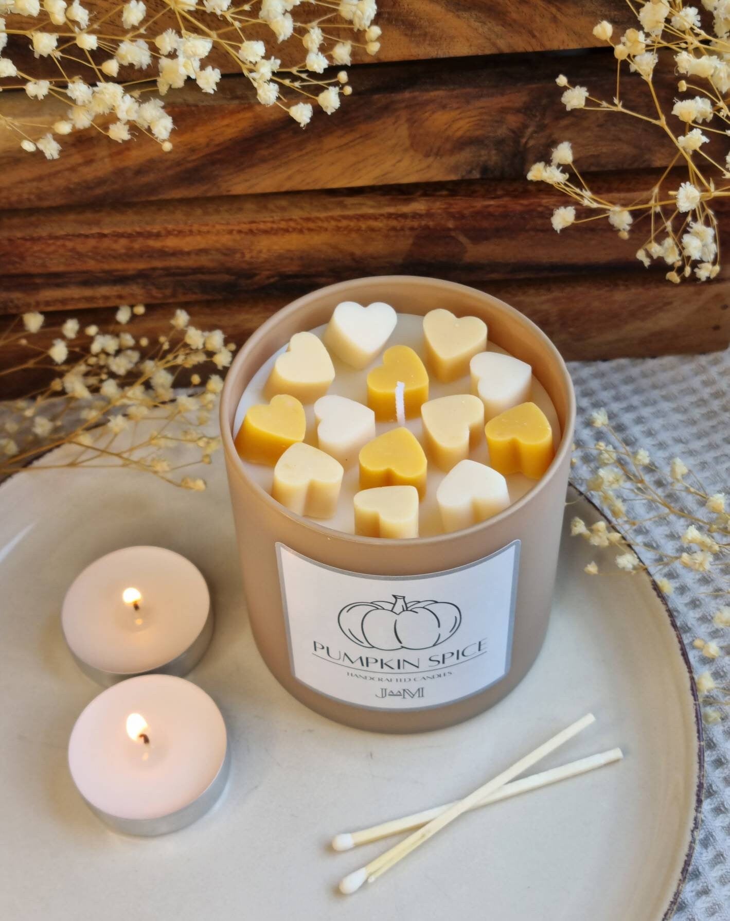 Pumpkin spice candle. Pumpkin candle. Autumn candle. Autumn scent - My Store