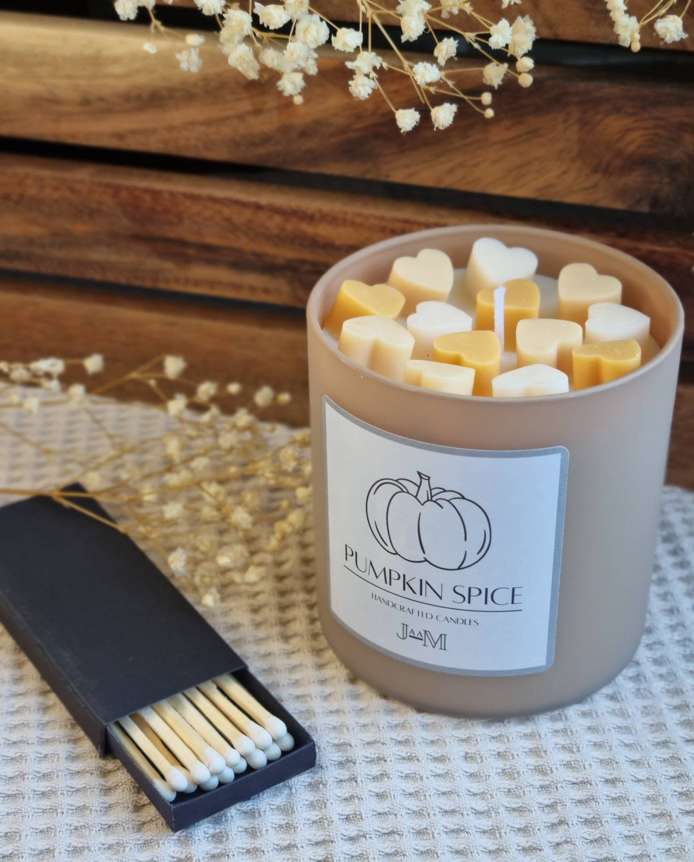 Pumpkin spice candle. Pumpkin candle. Autumn candle. Autumn scent - My Store