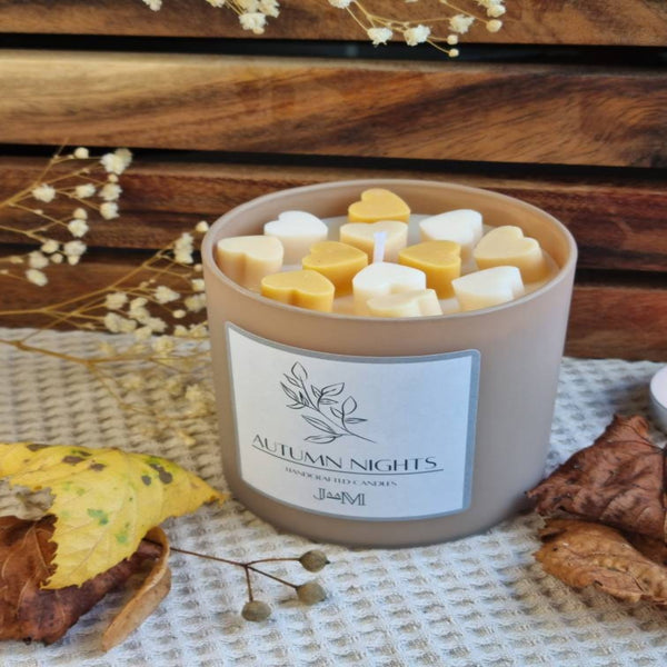 Autumn candle. Autumn night candle. Autumn candles gift. Autumnal decor candle. - My Store
