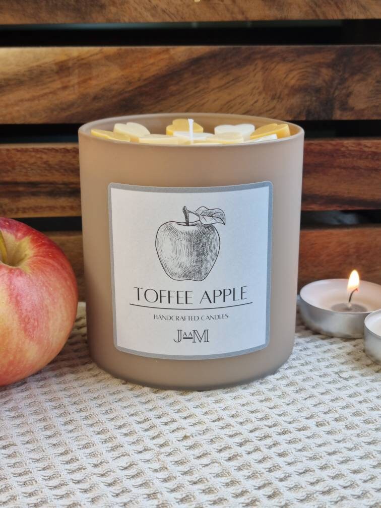 Toffee apple scented candle. Autumn fragrance candle. - My Store