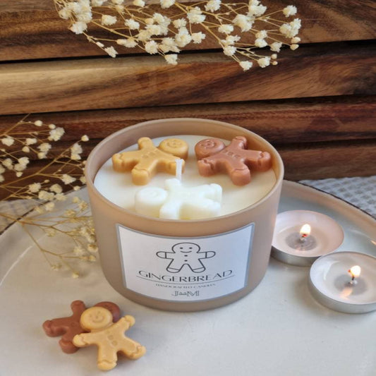 Gingerbread scented candle with matches - My Store