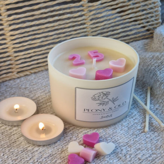 Personalised Birthday Candle Gift Set