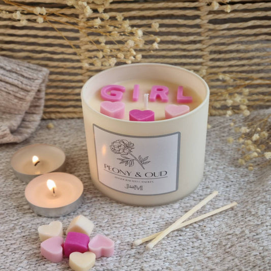 Baby Girl Candle Gift