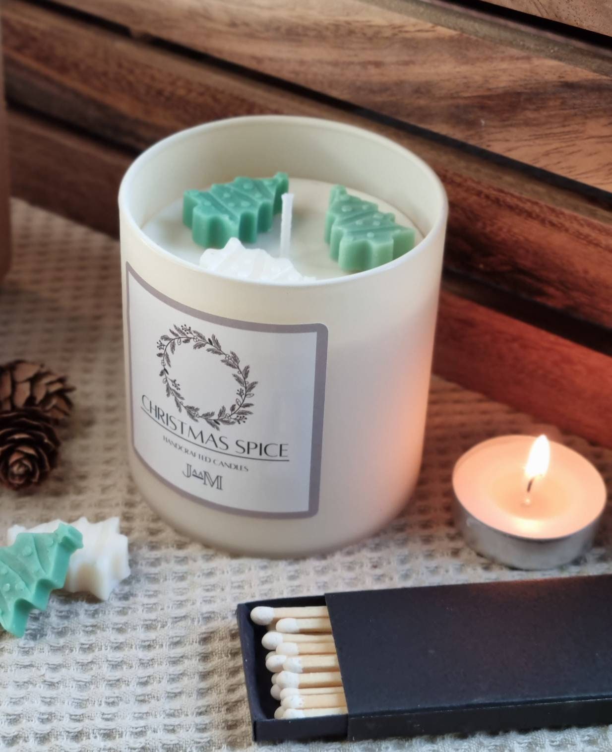 Christmas spice candle. Christmas spice. Christmas candle. Candle gift. - My Store