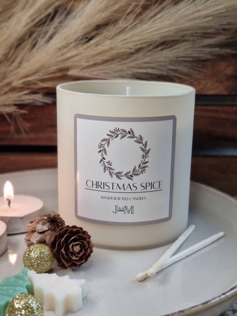 Christmas spice candle. Christmas spice. Christmas candle. Candle gift. - My Store