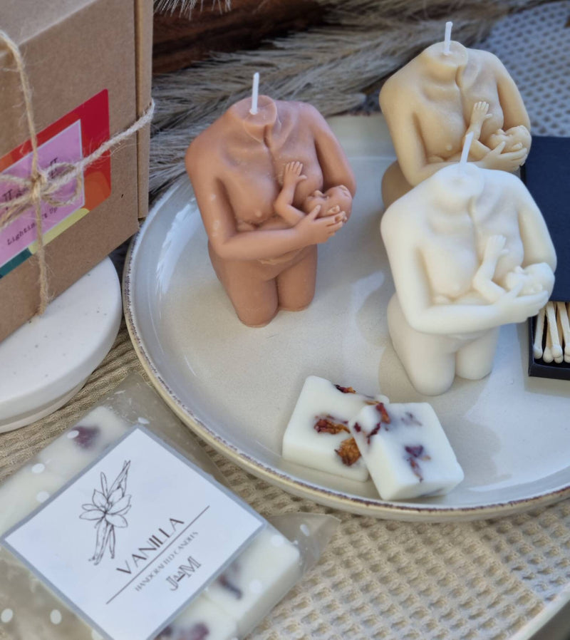 Body candle. Female body candle.