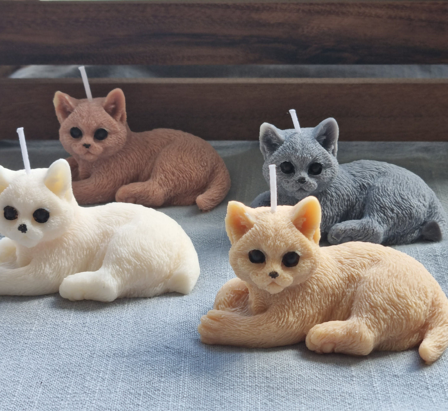 Relaxed Cat Candle