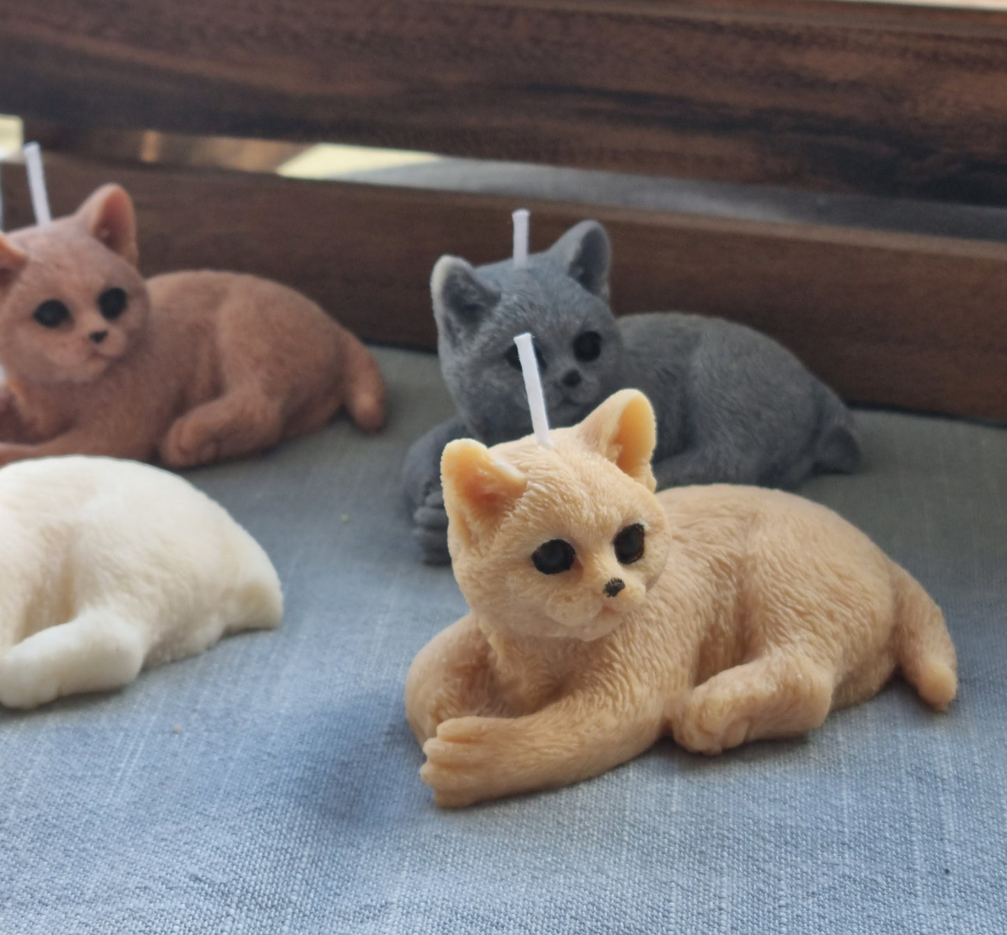 Relaxed Cat Candle