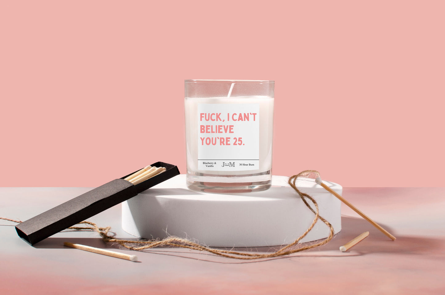 25th Birthday candle gift. Funny 25th birthday candle. Happy 25th birthday. - My Store