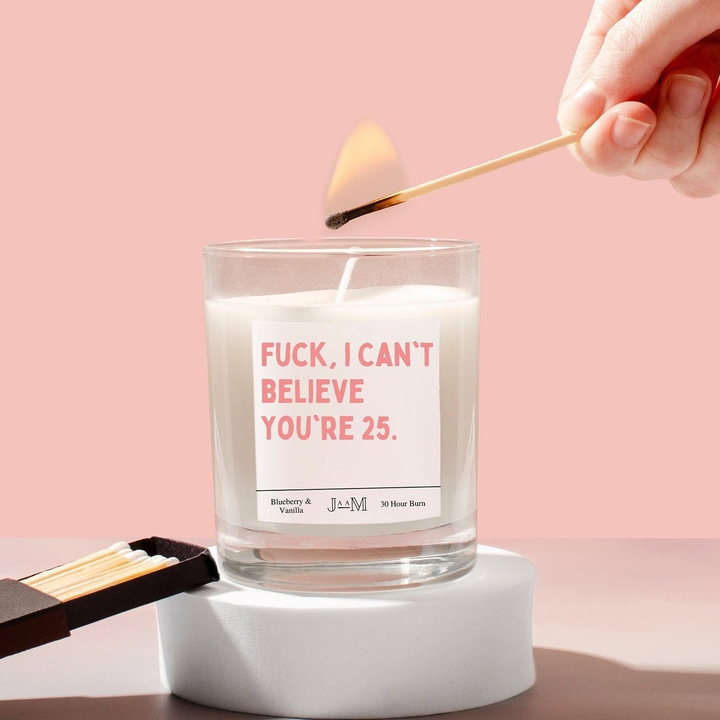 25th Birthday candle gift. Funny 25th birthday candle. Happy 25th birthday. - My Store