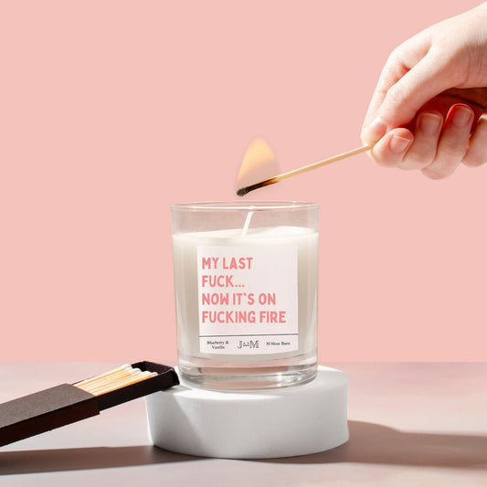 Funny candle. Rude candle. Candle gift. Last fuck. Fuck this. - My Store
