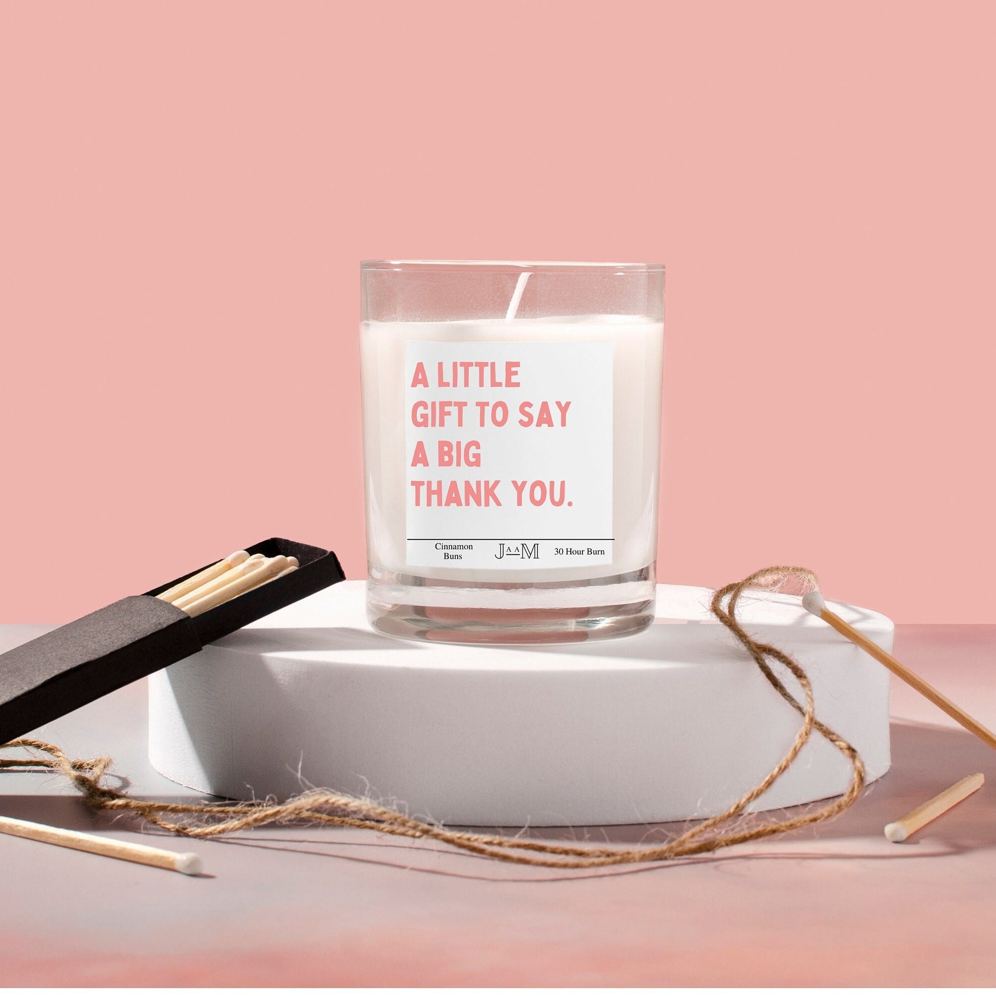 Thank you gift. Thanks candle. Thank you present. Candle gift - My Store