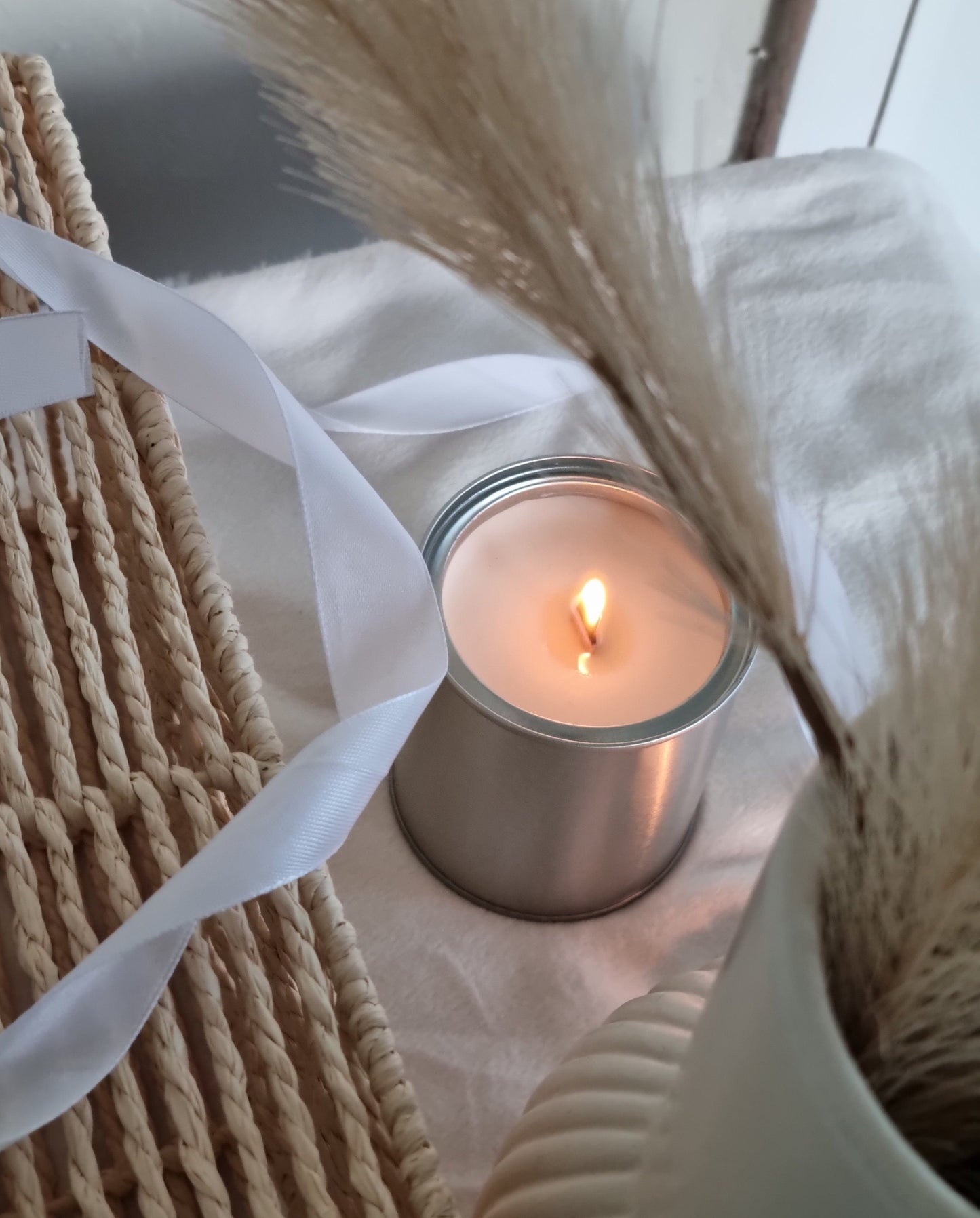 Cinnamon & Vanilla wood wick candle. - My Store