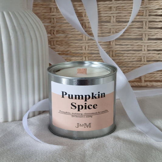 Pumpkin spice candle. Wood wick candle. Pumpkin candle. Autumn candle. Decor candle - My Store