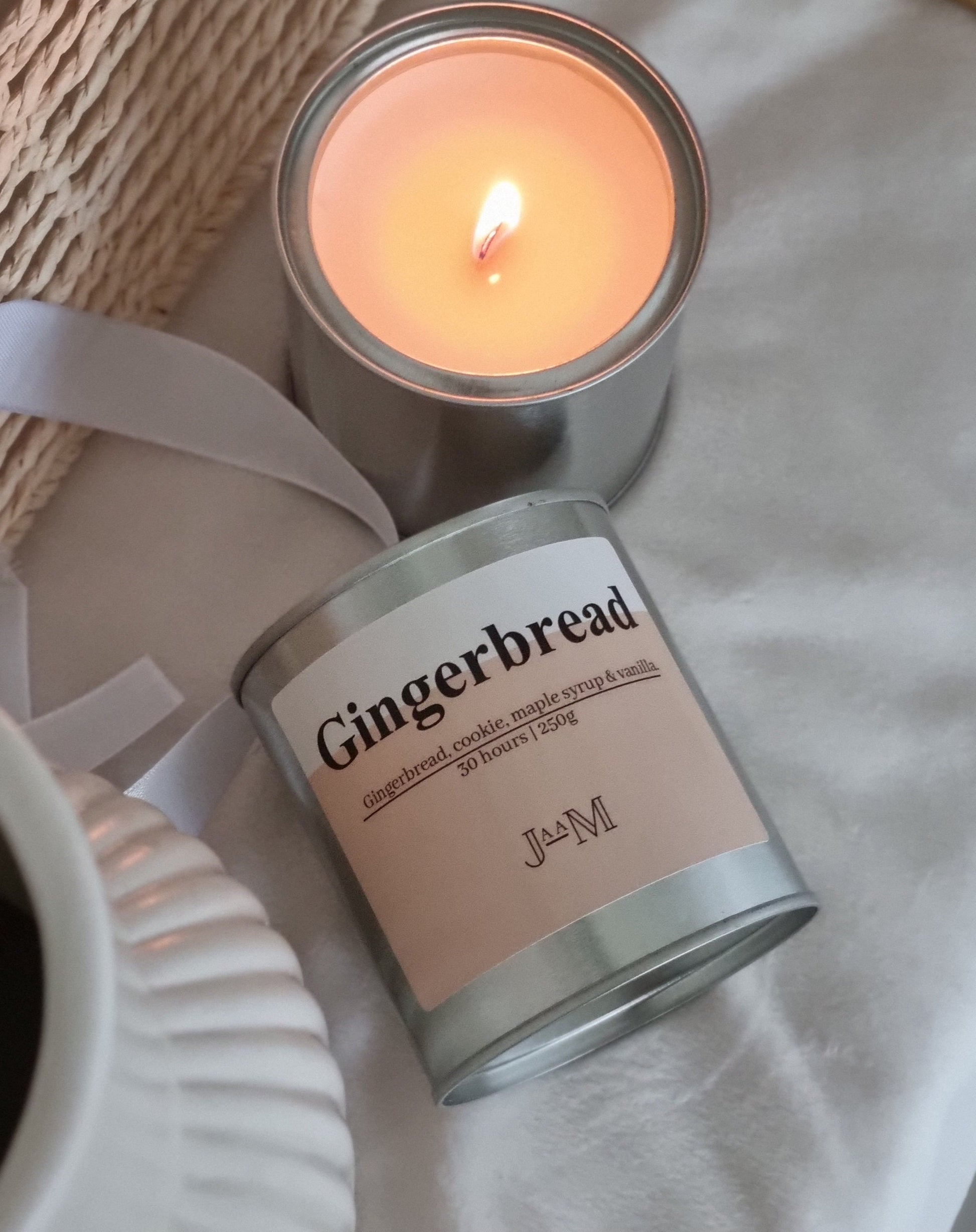 Gingerbread candle. candle. Candle gift. Autumn candle. Gingerbread wax candle. Gingerbread man - My Store
