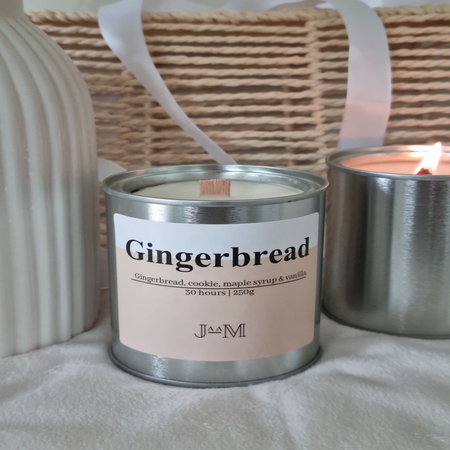 Gingerbread candle. candle. Candle gift. Autumn candle. Gingerbread wax candle. Gingerbread man - My Store