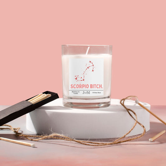 Scorpio candle. Scorpio birthday gift. Star sign gift. Funny star sign. Candle gift. Scorpio. - My Store