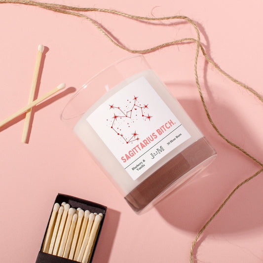 Sagittarius Birthday Candle Gift