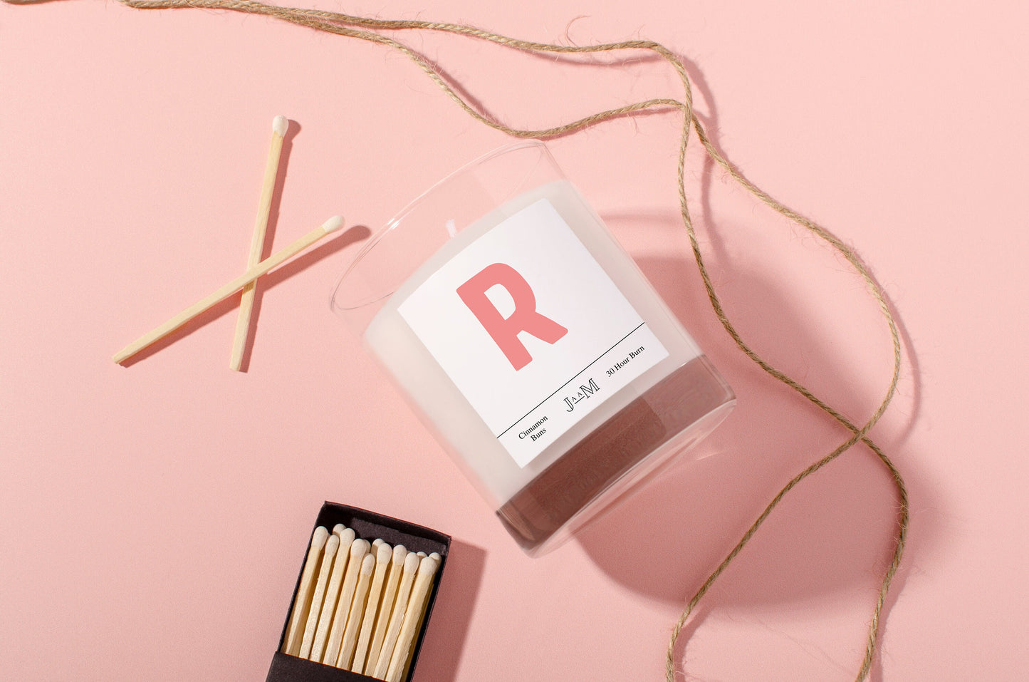 Personalised Initials Candle Gift