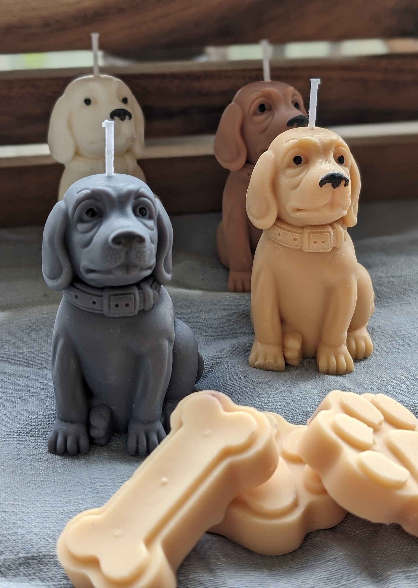 Dachshund Dog Candle