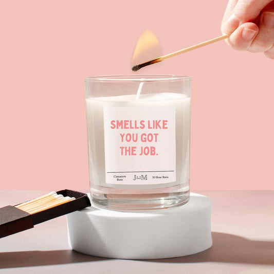 Promotion gift. New job. Congratulations. Promotion candle. - My Store