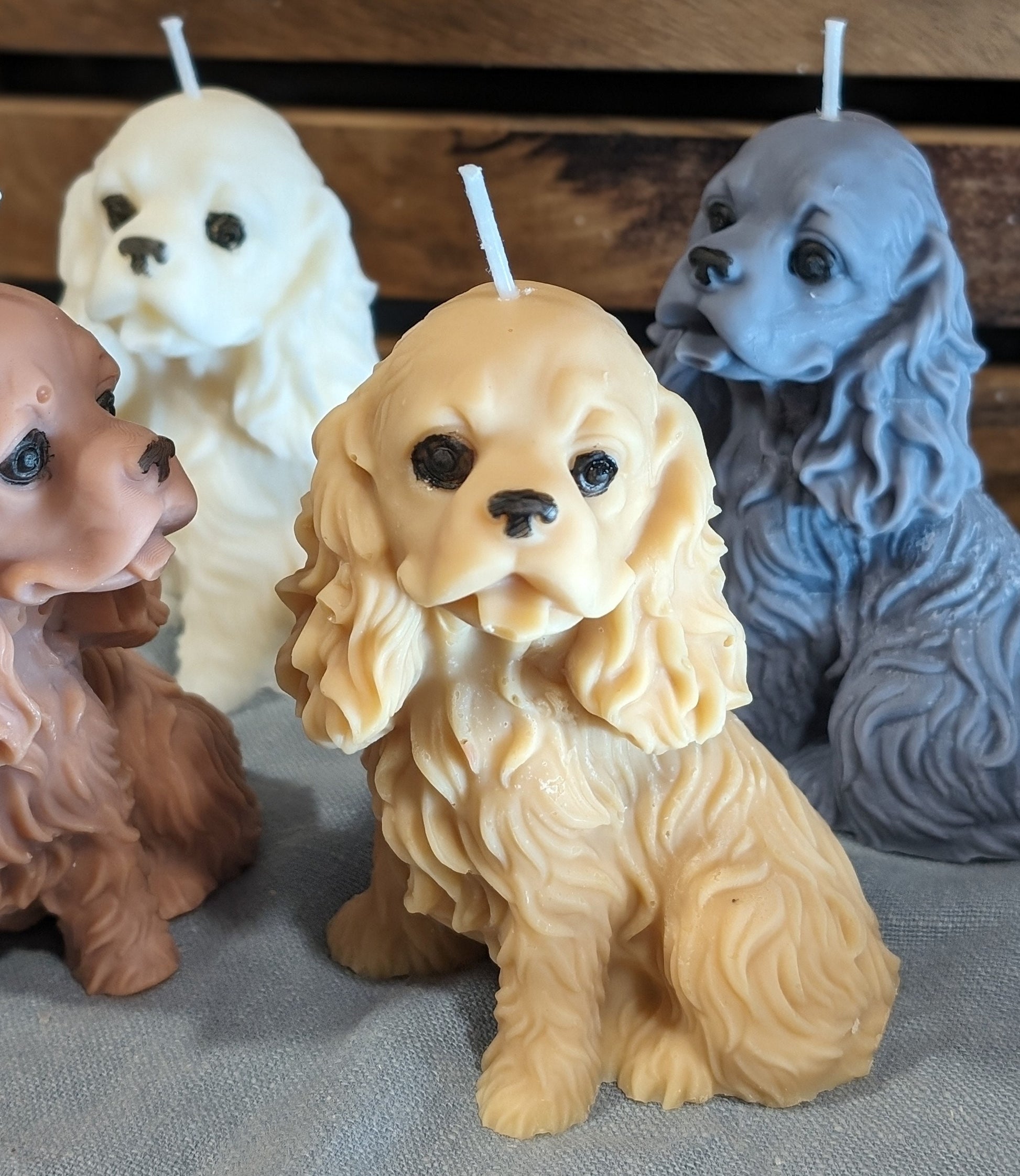 Candle. Cocker spaniel candle. Candle gift. Dog candle. Dog decor - My Store
