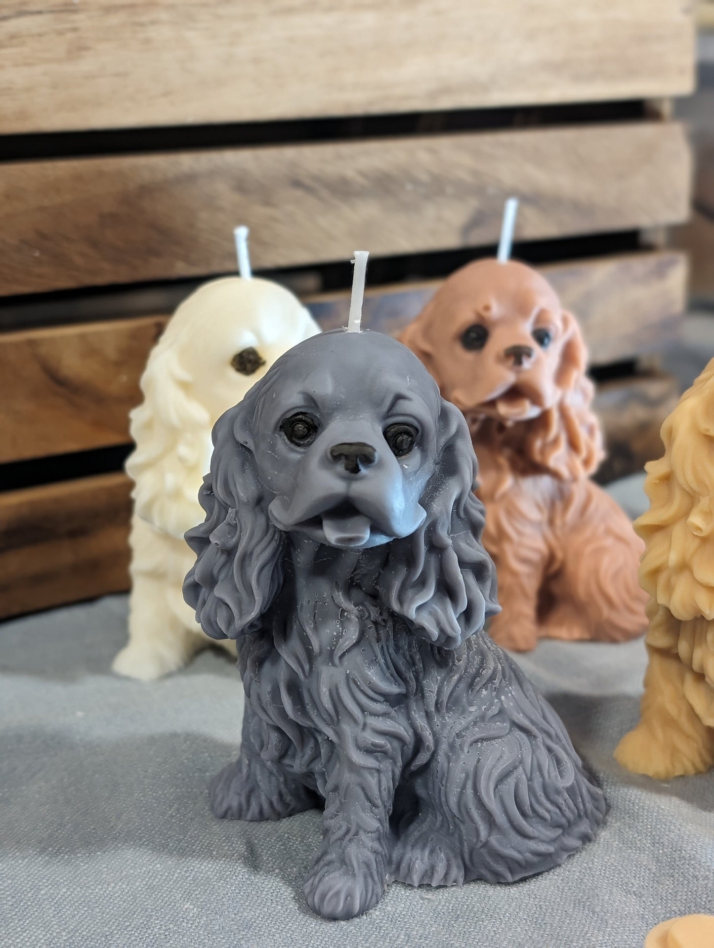Candle. Cocker spaniel candle. Candle gift. Dog candle. Dog decor - My Store
