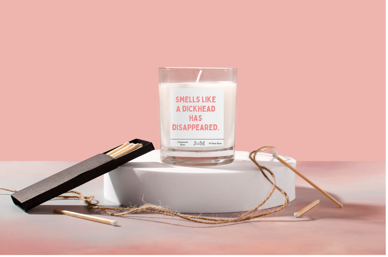 Dickhead disappears candle. For her. Friendship gift. Break up gift. Dickhead. - My Store