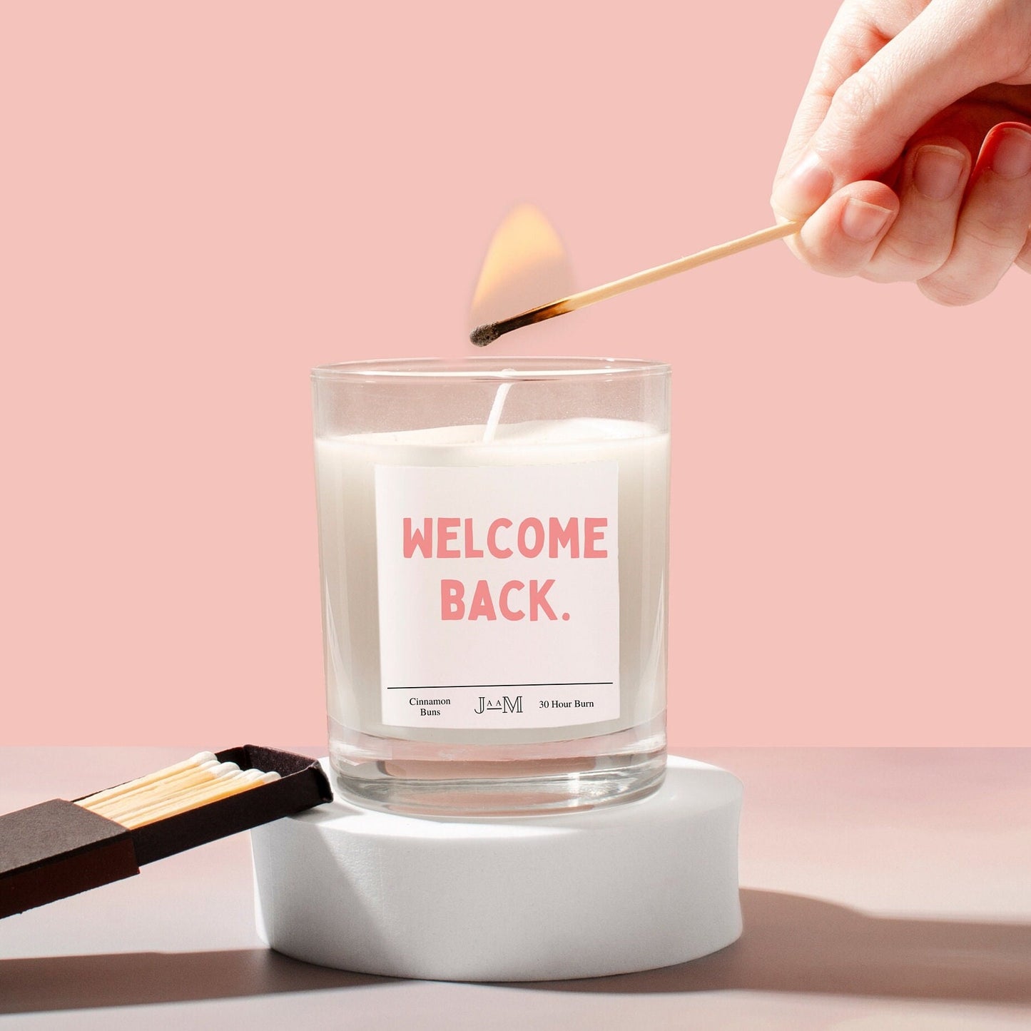 Welcome back. Welcome back gift. Candle. Candle gift set. - My Store