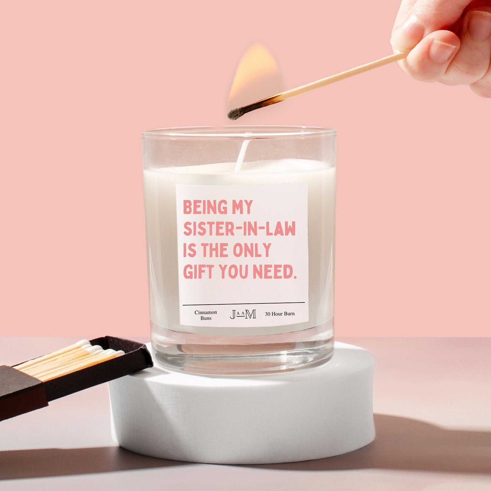 sister in law gift. Candle for sister in law. Gift for her. Funny gift. Cheeky gift sister in law - My Store