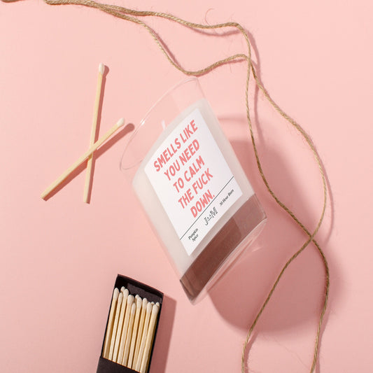 Calm down gift. Smells like you need To calm down. Bestie gift. Rude candle. Calming candle. - My Store