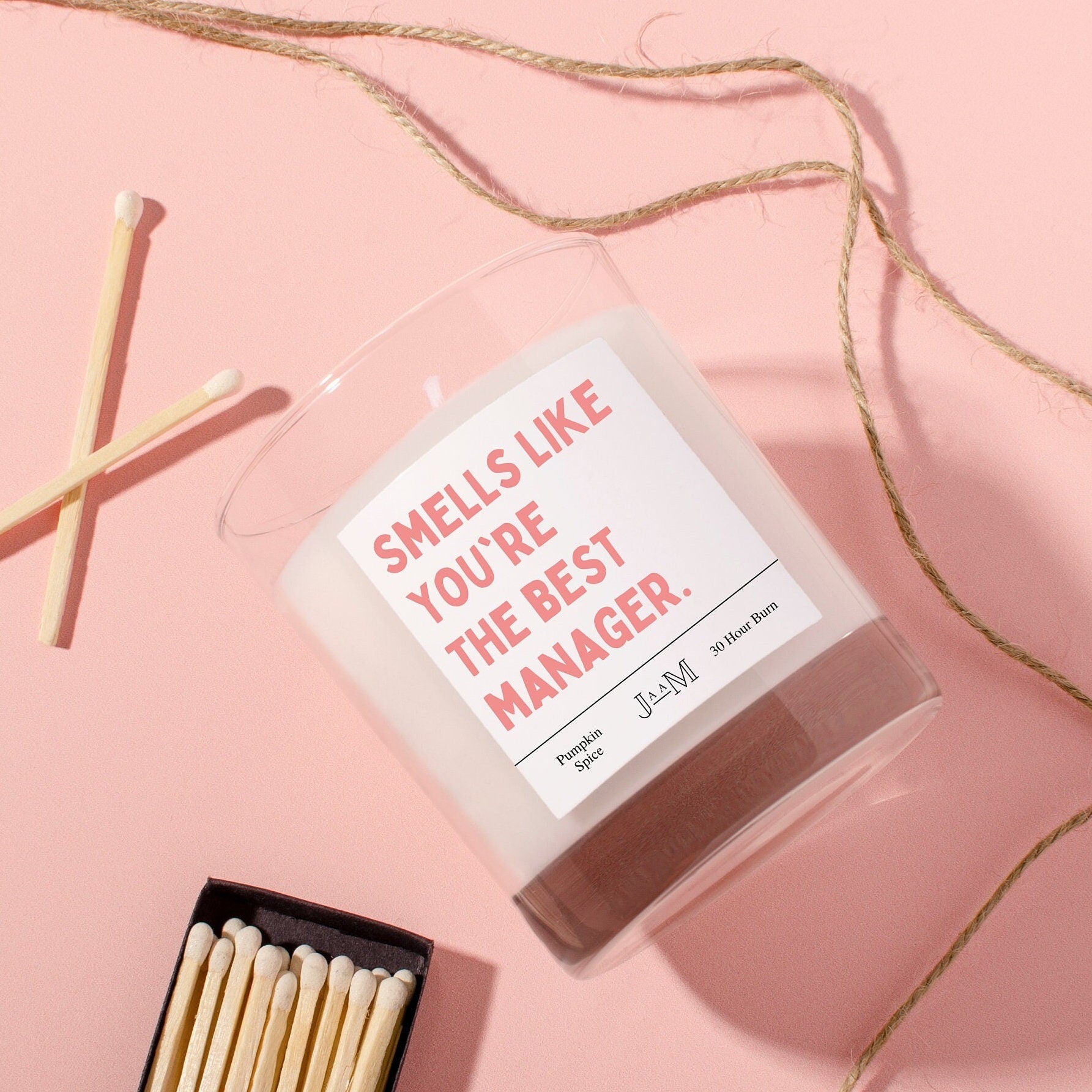 Best manager gift. Candle. Gift for manager. Gift for boss. candle gift. - My Store