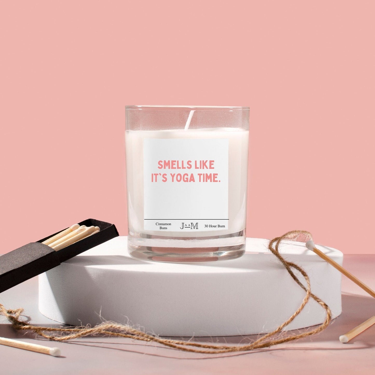 Time For Yoga Candle