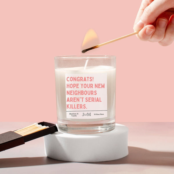 Housewarming candle housewarming gift. New home present. Funny gift housewarming. - My Store
