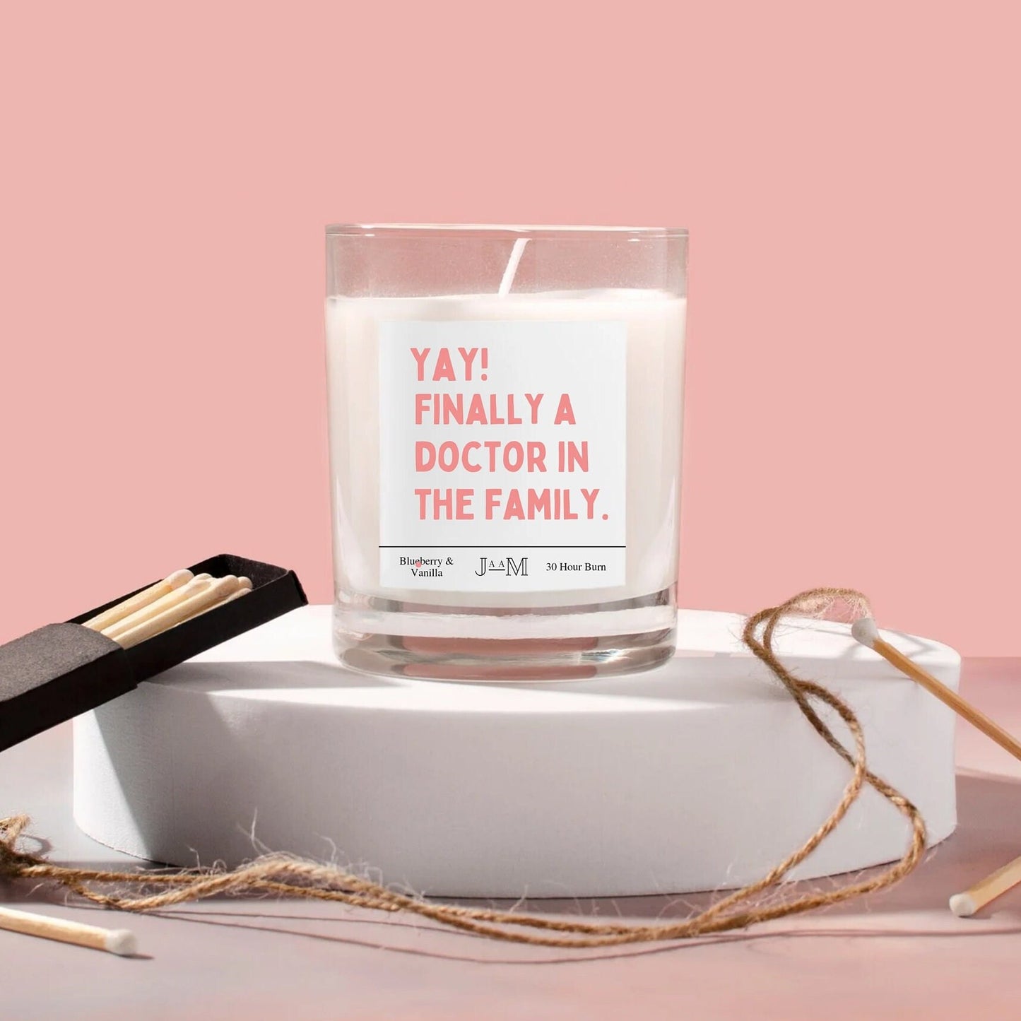 Finally A Doctor In The Family Candle