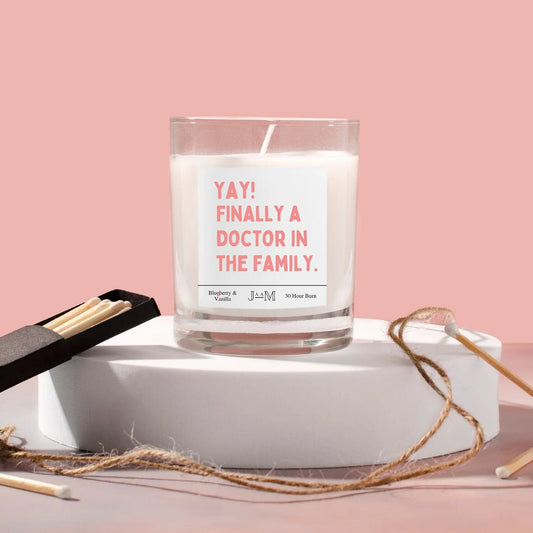 Finally A Doctor In The Family Candle