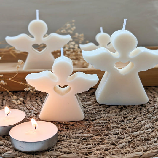 Angel candle. Candle. Candle gift. Angel candle gift set. Angel decor. - My Store