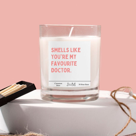 New doctor gift. Qualified doctor. Smells like doctor. Candle gift. Favourite doctor - My Store
