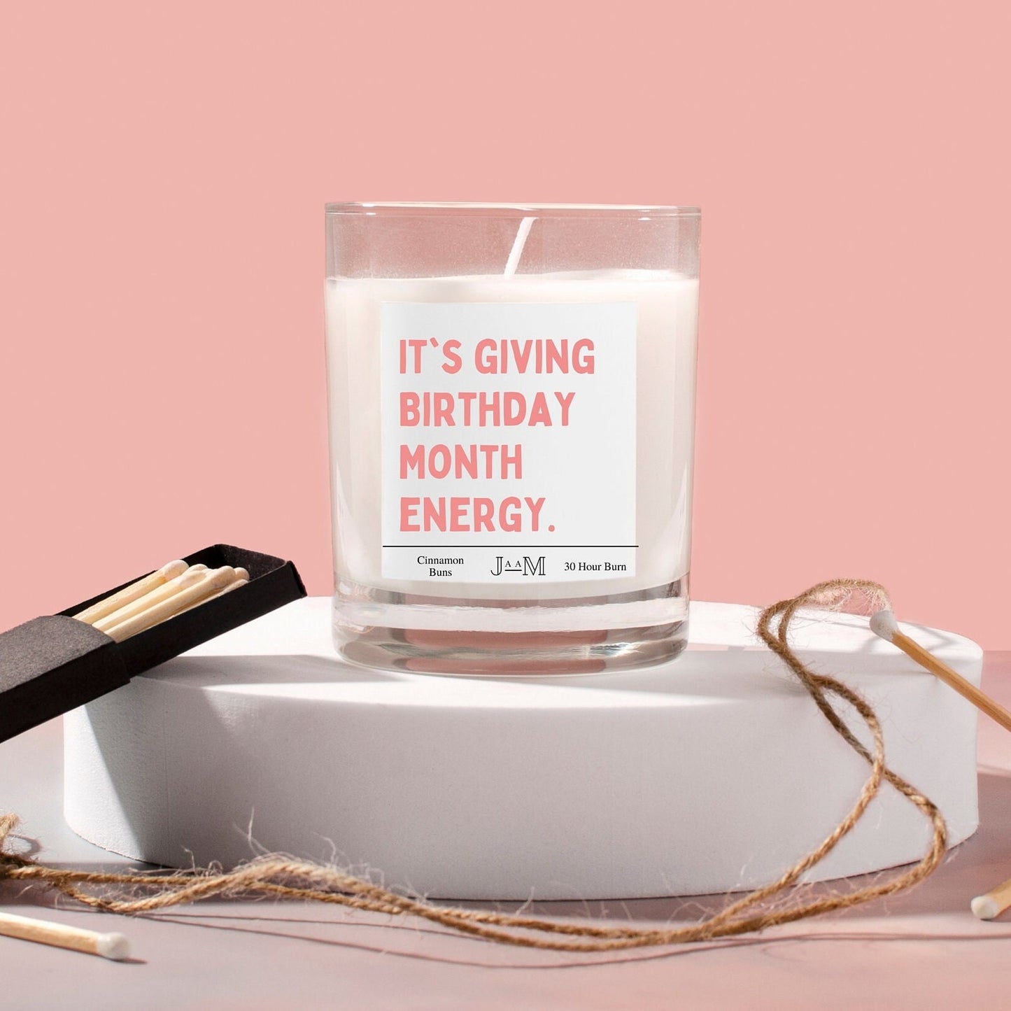 Birthday Month Energy Candle