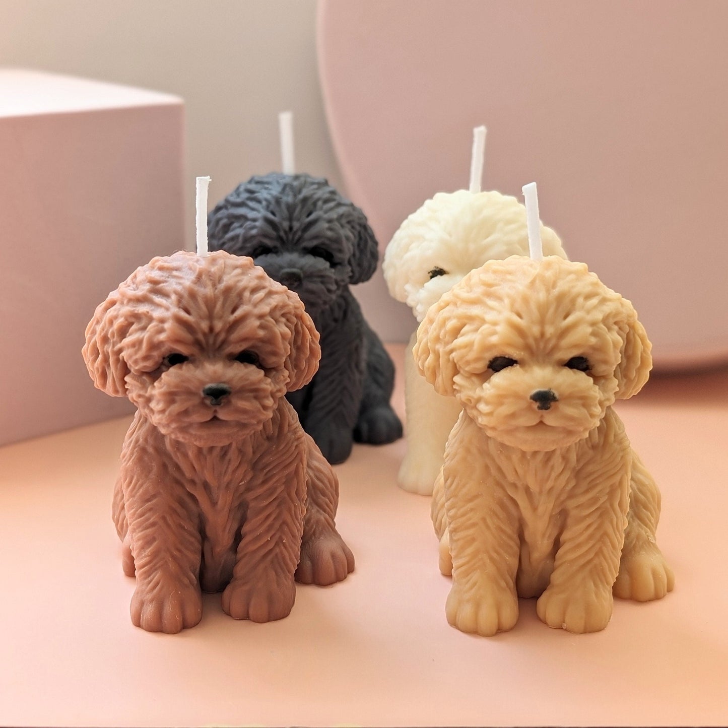 Dog Candle gift. Cockpoo dog decor candle. - My Store