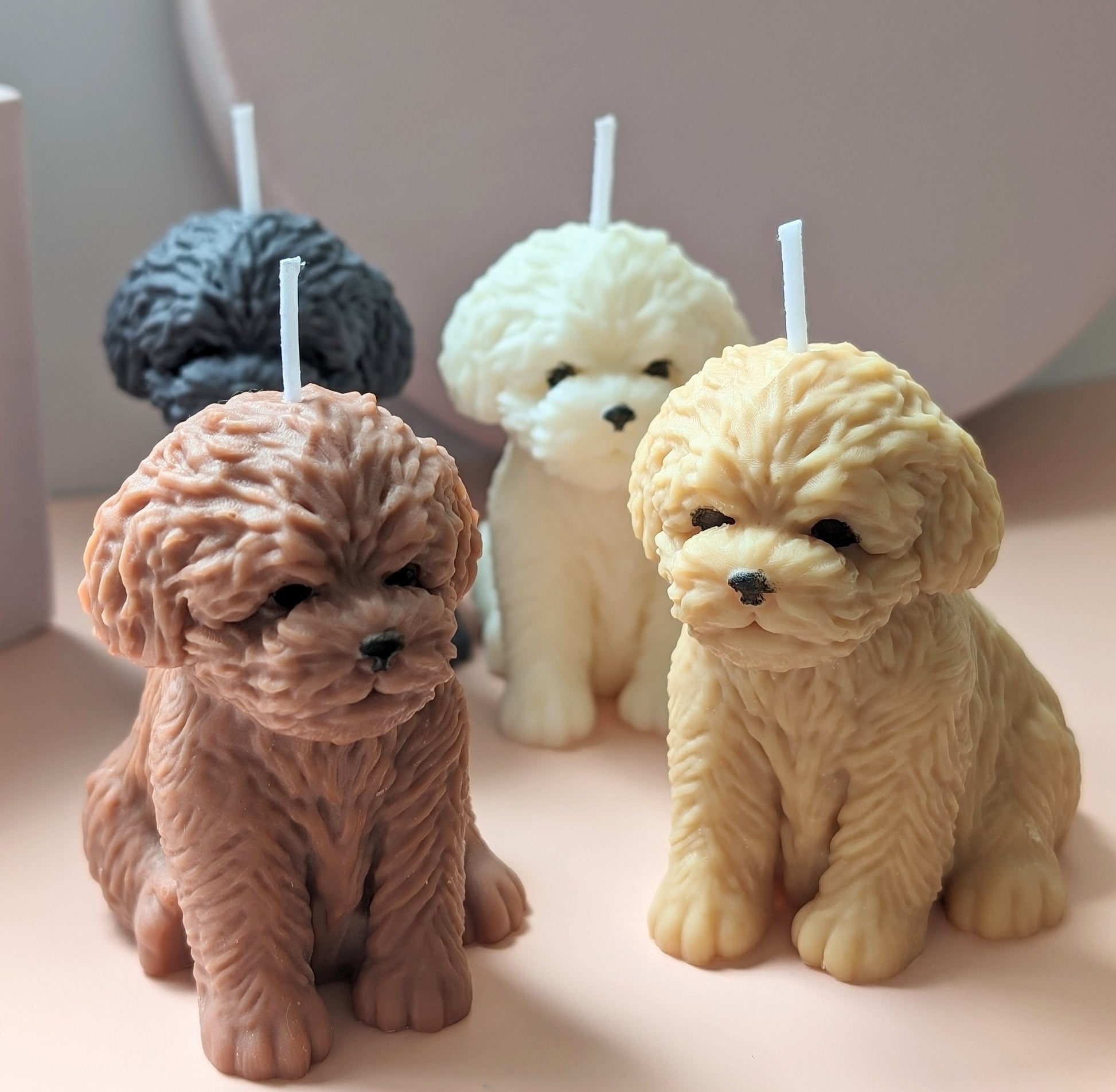 Dog Candle gift. Cockpoo dog decor candle. - My Store