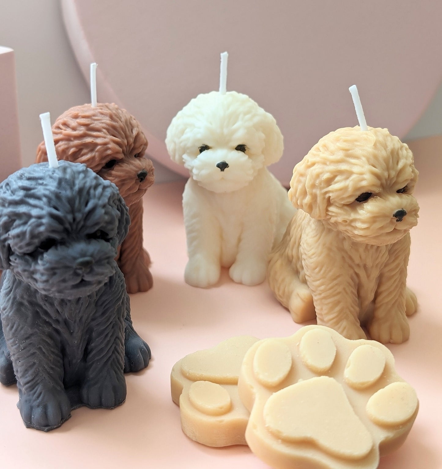 Dog Candle gift. Cockpoo dog decor candle. - My Store